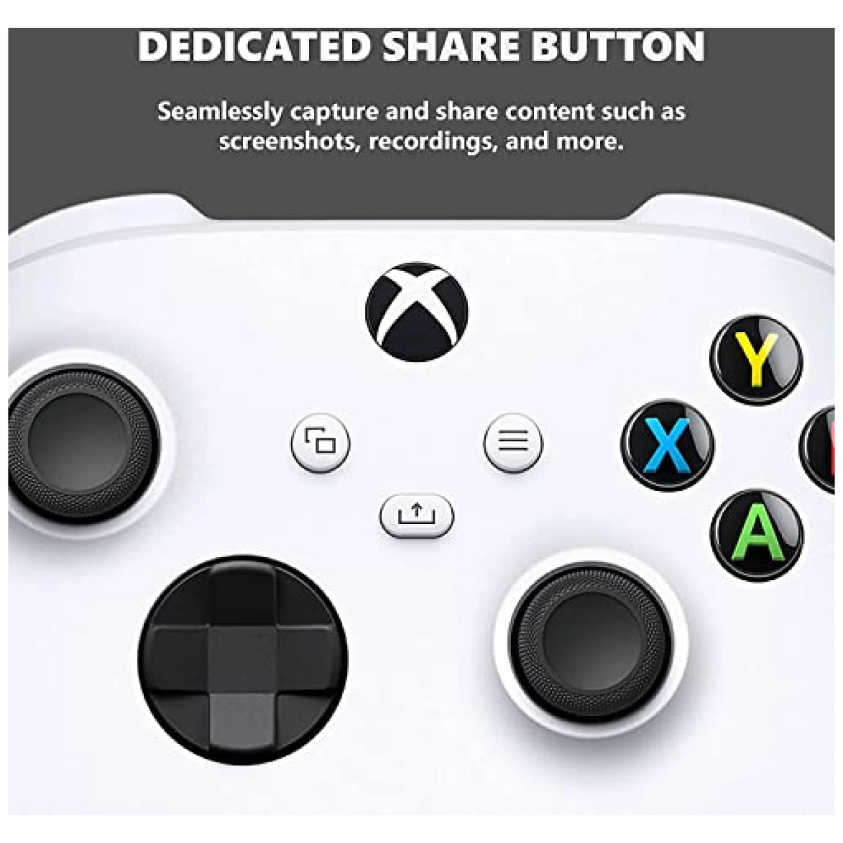 Xbox Core Wireless Gaming Controller – Robot White – Xbox Series X|S, Xbox One, Windows PC, Android, and iOS - 图片 5