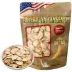 1袋美国威斯康辛人参片（4盎司/袋）西洋参/花旗参Panax Ginseng。增强男性和女性的身体免疫力、能量和耐力