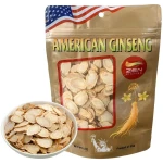 1 Bag of American Wisconsin Ginseng Slices (4oz/Bag) 西洋参/花旗参 Panax Ginseng. Boosts Body Immunity, Energy & Stamina for Man & Women