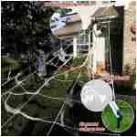 200" Halloween Spider Web + 59" Giant Spider Decorations Fake Spider with Triangular Huge Spider Web for Indoor Outdoor Halloween Decorations Yard Home Costumes Parties Haunted...