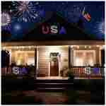 3 Pack 4th of July Window Lights Decorations, 138 LEDs "USA" Sign Memorial Day Decorations Window Silhouette for Independence Day Holiday Indoor Outdoor Tree Wall Door Window...