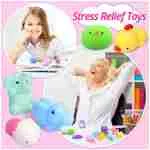 30Pcs Mochi Squishy Toys Kids Party Favors Mini Kawaii Squishies Stress Relief Toy Treasure Box Classroom Prizes Valentines Gifts Easter Egg Fillers Goodie Bag Stocking Stuffers...