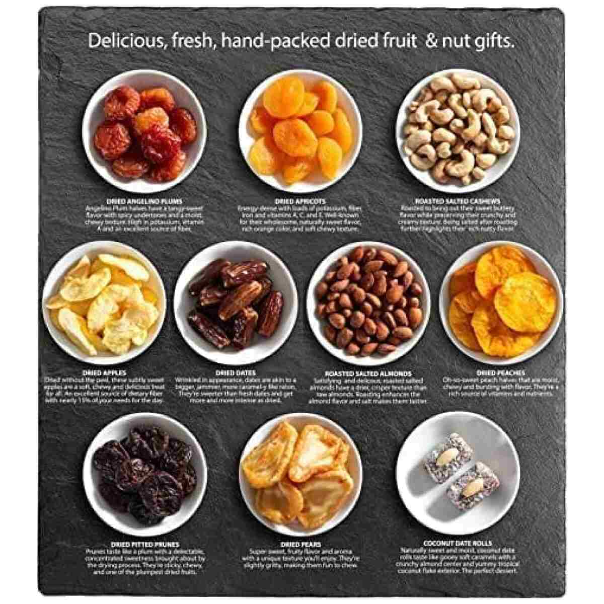 A Gift Inside Flora Dried Fruit and Nut Tray