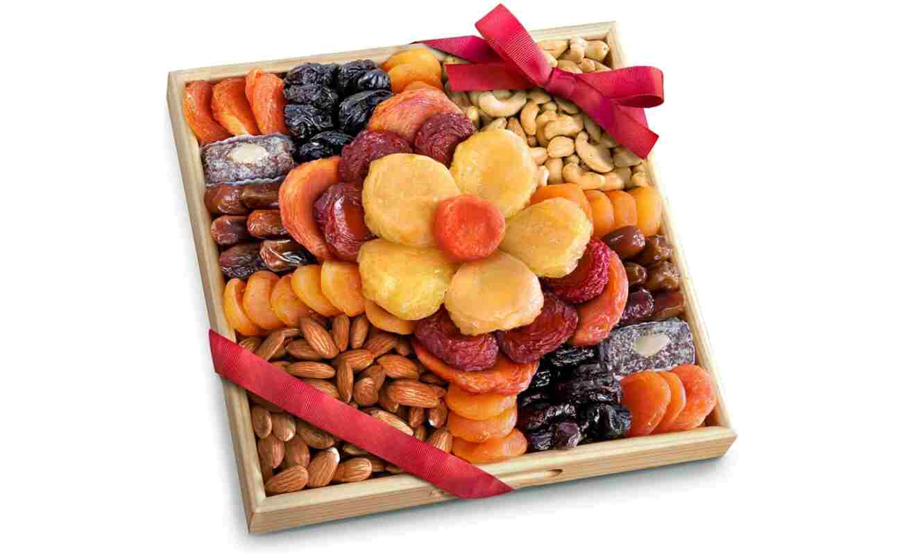 A Gift Inside Flora Dried Fruit and Nut Tray