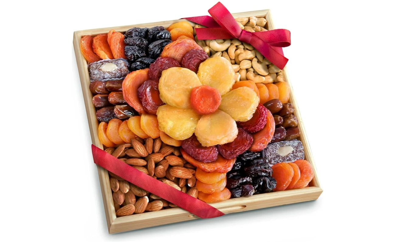 A Gift Inside Flora Dried Fruit and Nut Tray