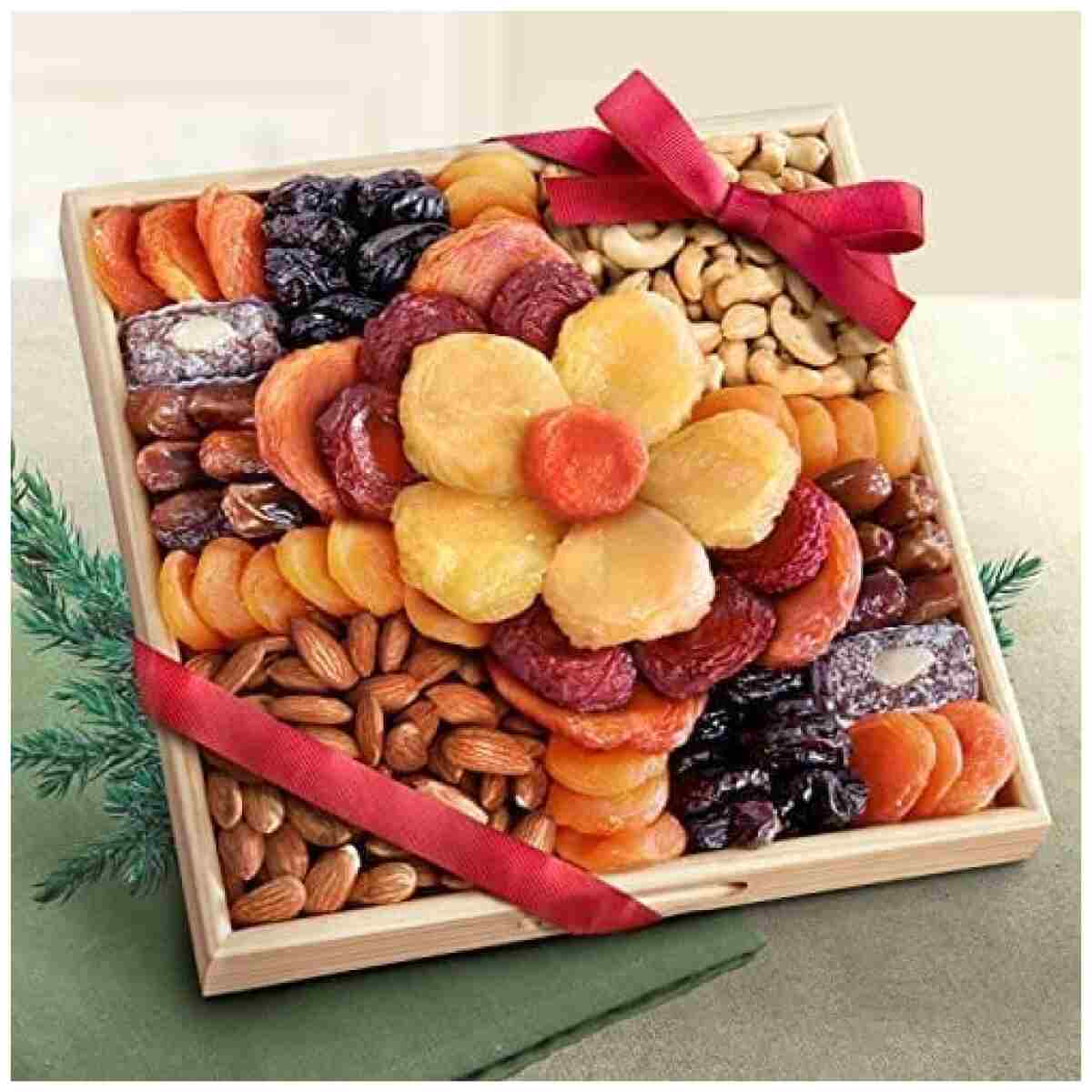 A Gift Inside Flora Dried Fruit and Nut Tray