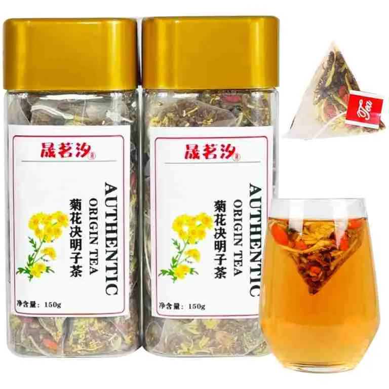 Chrysanthemum Cassia Seed Tea 300g Combination of Floral Tea Chrysanthemum, Cassia seed, Burdock Root, Goji berry, Honeysuckle, Osmanthus Herbal Tea 菊花决明子茶 菊花 枸杞 决明子金银花 桂花 牛蒡根