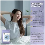 DOZO Good Night Sleep Tea Poria Cocos Sour Jujube Kernel Tea 8.8oz/250g(30bags) Jujube Goji Berry Gardenia Combined Herbal Tea Soothe the nerves and help sleep wellness 酸枣仁茯苓百合...