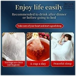 Hee Creek Sour Jujube Kernel Lily and Poria cocos Tea,10.58oz(60 Bags) Sleep Tea, Perfect for Easing into a Soothing Sleep, Poria Cocos, Mulberry，酸枣仁百合茯苓茶 晚安茶