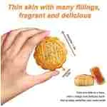KWOLYKIM Mooncake Moon Mid-Autumn Festival Peach Flavor Mini Moon Cake 16pcs 水蜜桃味迷你月餅 672g