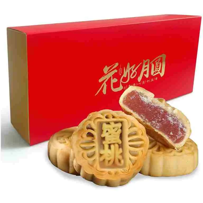 KWOLYKIM Mooncake Moon中秋节水蜜桃味迷你月饼16枚水蜜桃味迷你月饼672g