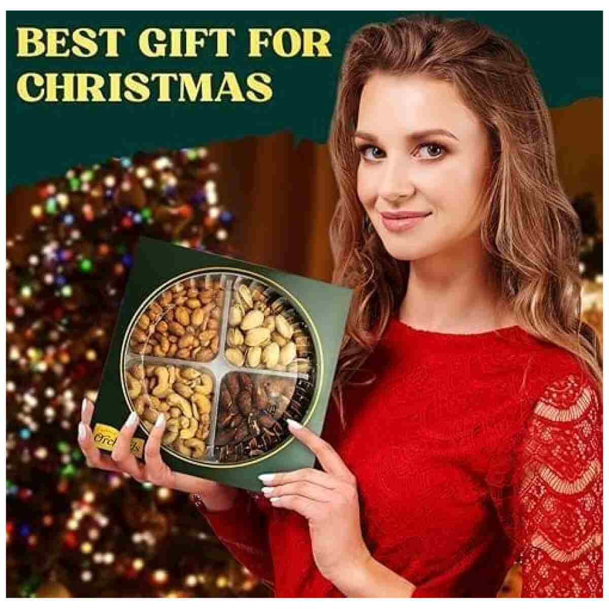 Nuts Gift Basket - Gift Basket of Cravings Gourmet Nuts Collection, Healthy Kosher Snacks, Premium Mixed Nuts Gift Box Bouquet Platter Perfect Birthday Care Package..