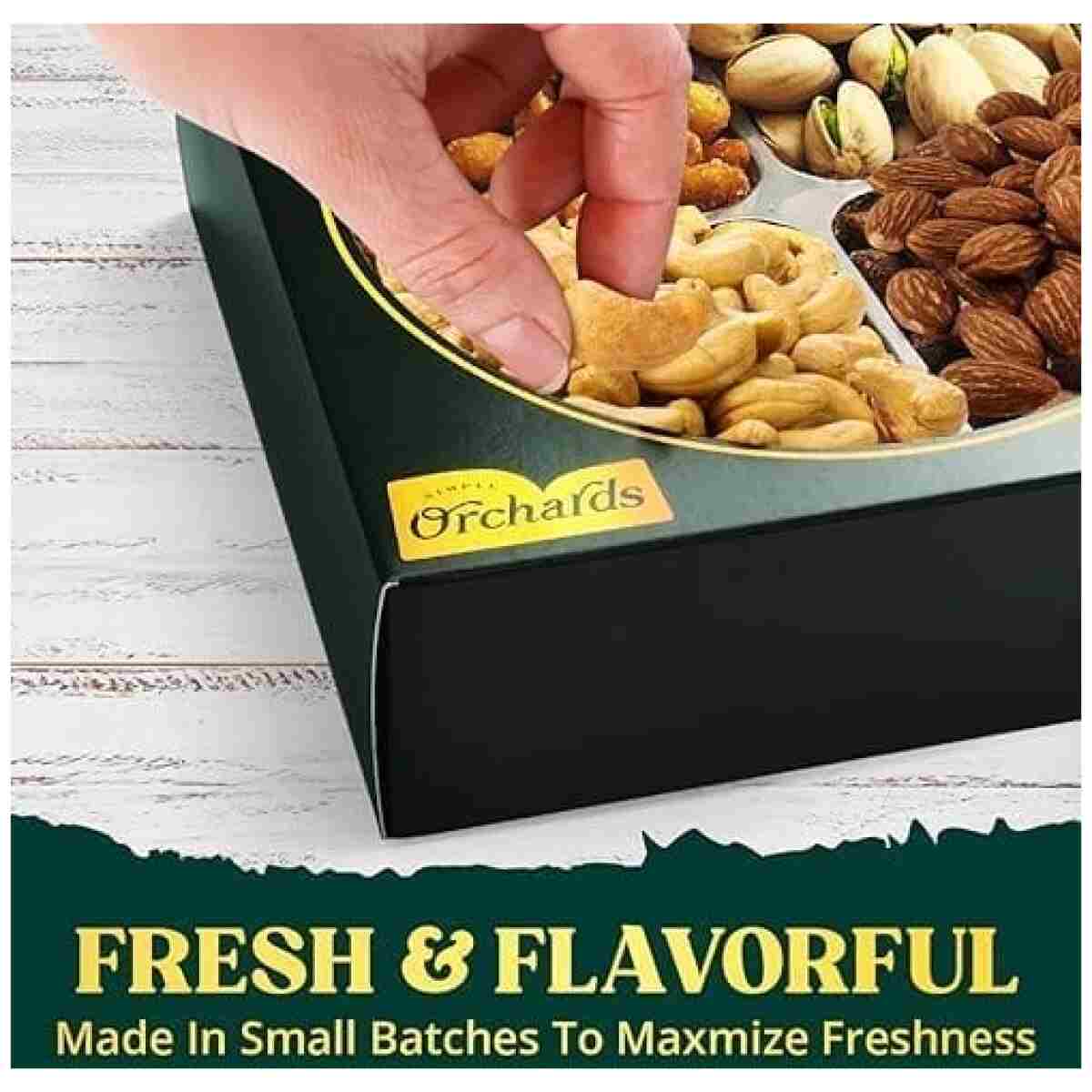 Nuts Gift Basket - Gift Basket of Cravings Gourmet Nuts Collection, Healthy Kosher Snacks, Premium Mixed Nuts Gift Box Bouquet Platter Perfect Birthday Care Package..