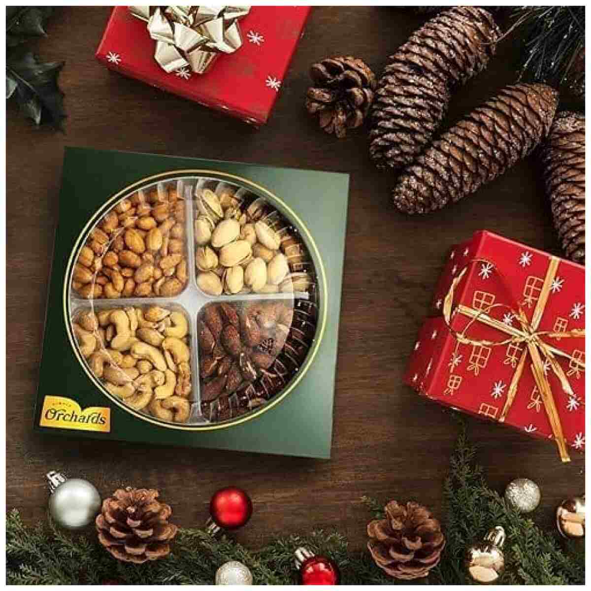 Nuts Gift Basket - Gift Basket of Cravings Gourmet Nuts Collection, Healthy Kosher Snacks, Premium Mixed Nuts Gift Box Bouquet Platter Perfect Birthday Care Package..