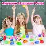 Squishies 40pcs Mochi Squishy Toys Party Favors for Kids Mini Squishy Kawaii Fidget Toys Stress Relief Treasure Box Toys for Classroom Prizes Kids Easter Egg Fillers Goodie Bag...