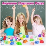 Squishies 40pcs Mochi Squishy Toys Party Favors for Kids Mini Squishy Kawaii Fidget Toys Stress Relief Treasure Box Toys for Classroom Prizes Kids Easter Egg Fillers Goodie Bag...
