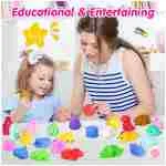 Squishies 40pcs Mochi Squishy Toys Party Favors for Kids Mini Squishy Kawaii Fidget Toys Stress Relief Treasure Box Toys for Classroom Prizes Kids Easter Egg Fillers Goodie Bag...