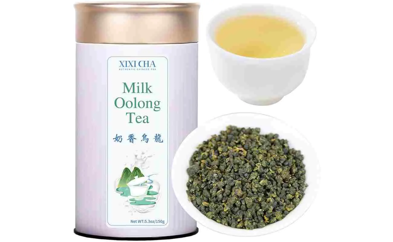 XIXICHA奶乌龙茶散叶金萱奶乌龙茶台湾茶台湾乌龙茶高山台湾高山乌龙茶台湾天然奶香和奶油香气，味道...