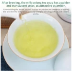 XIXICHA Milk Oolong Tea Loose Leaf Jin Xuan Milk Oolong Tea Taiwan Tea Taiwan Oolong Tea High Mountain Taiwan Gaoshan Ulong Tea Taiwanese Natural Milk and Creamy Aroma,Taste...