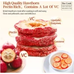 Hee Creek hawthorn berry tea山楂 Seedless Dried Hawthorn Slices 7.06oz / 200g Sun-Dried Hawthorn Slices, Tea Infusion, Naturally Dried Berry Slices, 无核山楂干 山楂片