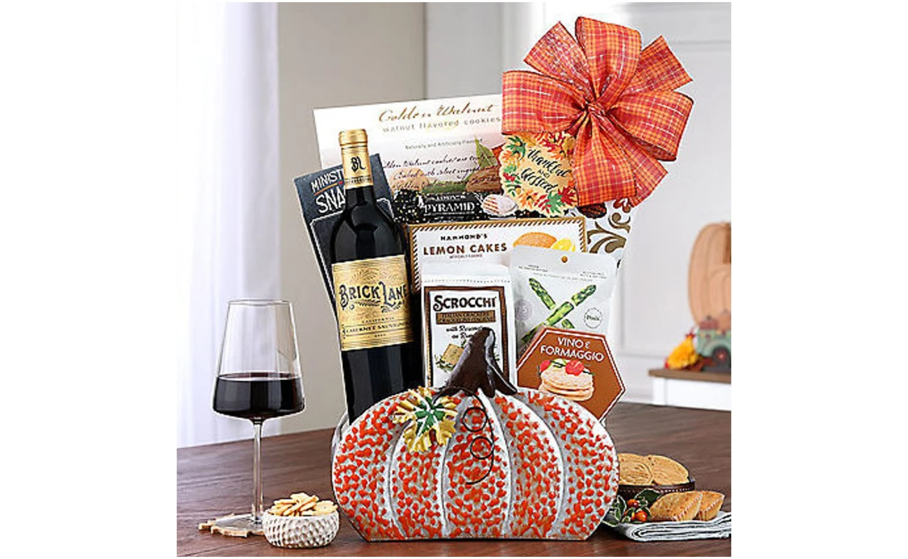 Brick Lane Cabernet: Harvest Wine Gift Basket