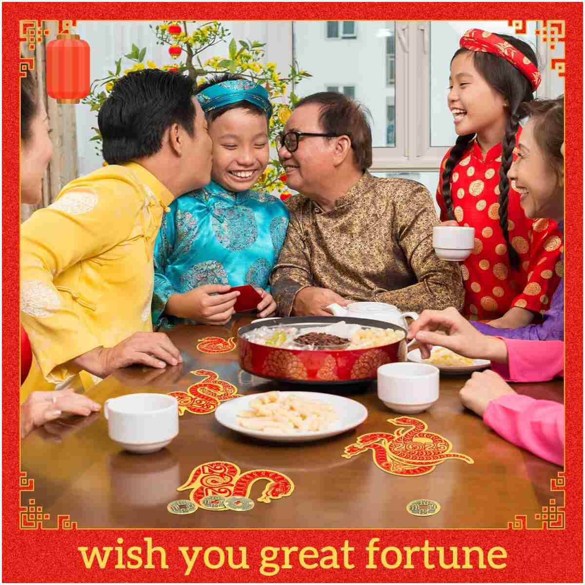 100 Pcs Chinese New Year Scratch Off Cards 2025 Year of The Snake Fortune Cards with 25 Chinese New Year Coin Chinese Decorations Money Good Luck Charms for Party Games Culture...