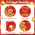 Chinese New Year Banner Backdrop Decorations 2025, Lunar New Year Backdrop Decorations 2025, Snake Chinese New Year Banner for Spring Festival Decorations 2025