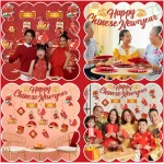 Chinese New Year Decorations 2025, 19Pcs Lunar New Year Decorations Spring Festival Hanging Swirls,Chinese Snake Decorations Red Ceiling Hanging Supplies for Chinese New Year...