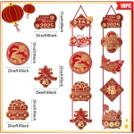 Chinese New Year Decorations 2025 Chinese New Year Snake Banner Decorations Chinese New Year Door Decor Red Gold Chinese New Years Banner Year of the Snake Lunar New Year...