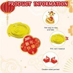 Chinese New Year Decorations 2025, Happy Chinese New Year Banner, Lunar New Year Decorations with Hanging Swirls, The Year of The Snake, Lunar New Year Banners, Spring Festival...