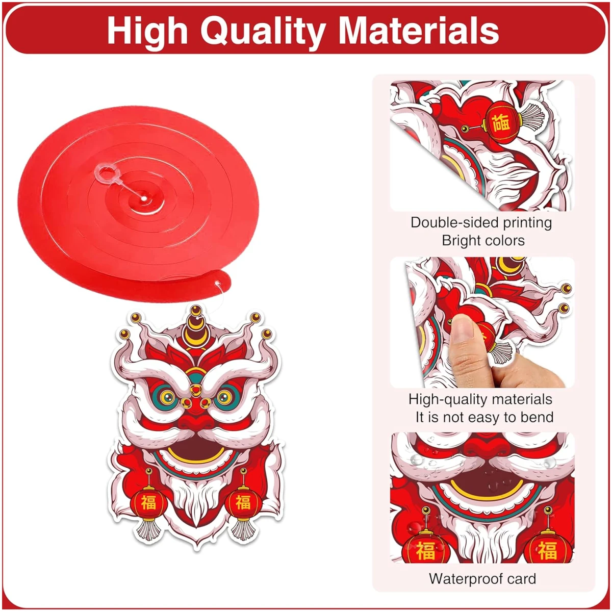 Chinese New Year Decorations 2025,include 1 No Diy Chinese New Year Banner and 16 Pcs Chinese New Year Hanging Decorations,Lunar New Year Decorations 2025 for Lunar Year Spring...
