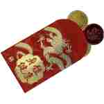 Foiled Again! 2025 Lunar New Year Chocolate Coins - Year of the Snake - Gold and Red Foil - Prosperity and Good Fortune Gift - Pure Belgian Chocolate Red Envelope Fill