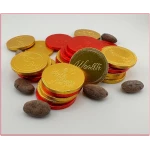 Foiled Again! 2025 Lunar New Year Chocolate Coins - Year of the Snake - Gold and Red Foil - Prosperity and Good Fortune Gift - Pure Belgian Chocolate Red Envelope Fill