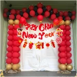 Happy Chinese New Year Banner Year of Dragon Banner Lunar New Year 2025 Decorations Chinese New Year Garland NYE Backdrop For Home Office Party Supplies