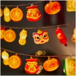 LOLStar Chinese New Year Decorations 2025, Lunar New Year String Lights 20 LED Window Lights Battery Operated (Not Included), Timer Function & 8 Flashing Modes, Spring Festival...