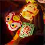 LOLStar Chinese New Year Decorations 2025, Lunar New Year String Lights 20 LED Window Lights Battery Operated (Not Included), Timer Function & 8 Flashing Modes, Spring Festival...
