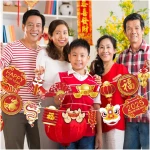 Year of the Snake Garland 2025 Chinese New Year Flag Banner Happy New Year Decoration China Party Spring Chinese New Year Banners Garland (Snake)