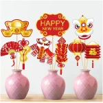 Year of the Snake Garland 2025 Chinese New Year Flag Banner Happy New Year Decoration China Party Spring Chinese New Year Banners Garland (Snake)