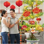 Year of the Snake Garland 2025 Chinese New Year Flag Banner Happy New Year Decoration China Party Spring Chinese New Year Banners Garland (Snake)