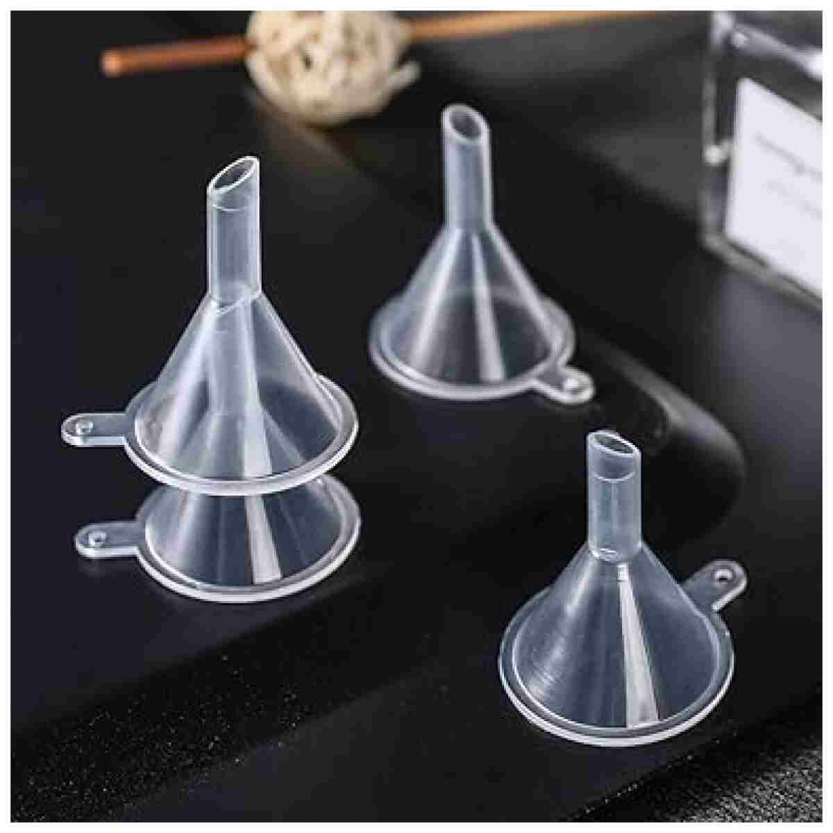 10Pcs Small Clear Plastic Mini Funnels for Bottle Filling, for Perfume Oil Small Samples Practical Funnels Specialty Tools and Gadgets Funnels Specialty Tools and Gadgets...
