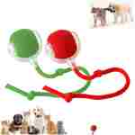 2 Pack Interactive Rolling Cat Ball, 360° Intelligent Automatic Rolling Pet Ball, Suitable for Large and Small Dogs and Cats (Red + Green)