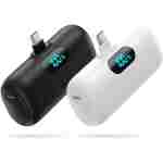 [2-Pack] Mini Portable Charger 5000mAh Power Bank,3A PD USB C Cell Phone Portable Power, LCD Display Battery Pack Compatible with iPhone 16/15/15 plus/15 pro/15 pro...