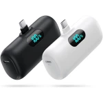 [2-Pack] Mini Portable Charger 5000mAh Power Bank,3A PD USB C Cell Phone Portable Power, LCD Display Battery Pack Compatible with iPhone 16/15/15 plus/15 pro/15 pro...