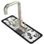 2 PC Kitchen Sink Splash Guard Faucet Mat,Super Absorbent Fast Drying Mat Sink Gadgets-Splash Guard Behind Faucet Drip Catcher for Kitchen, Bathroom,Sink Mat, Dish Drying Mat,...