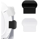 2 Pieces Toilet Seat Lifter, Self Adhesive Toilet Cover Lifter Sticky Toilet Lid Raise Lifter Handle Avoid Touching Toilet Lid Handle Toilet Lift Tools Multi-Function Handles...