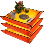 3 Pcs 26.8" x 26.8" Repotting Mat for Indoor Plants Transplanting and Potting Soil Mess Control, Plant Gifts for Plant Lovers