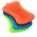 3PCS OstWony Silicone Dish Sponges, Super Food-Grade Silicone Sponges, Multi-Purpose and Efficient Sponge Kitchen Gadgets, Especial Delicate Kitchen Sponge Brush