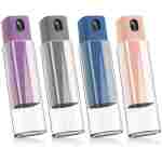 4 Pack Screen Cleaner 3-in-1 Touchscreen Mist Cleaner Spray and Microfiber Cloth Built-in Cleaning Solution Portable Reusable Fingerprint-Proof Spray Bottle for Phone Laptop...