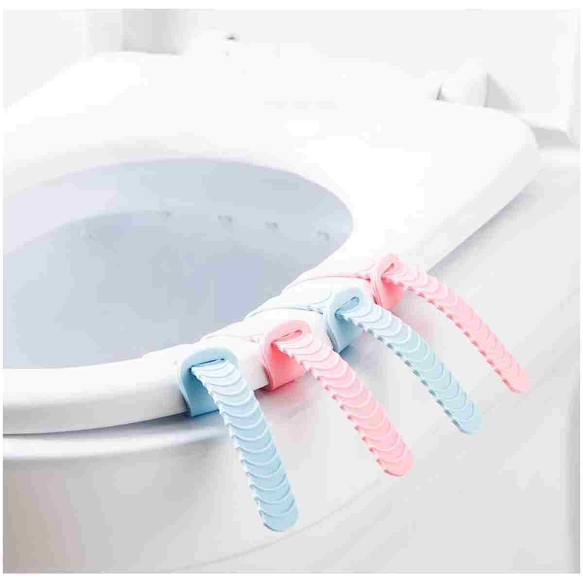 4 PCS Toilet Seat Lifter , Toilet Lid Lifter Toilet Seat Handle Lifter , Bathroom Toilet Accessories for Office, Hotel, Home，Make Your Life More Hygienic