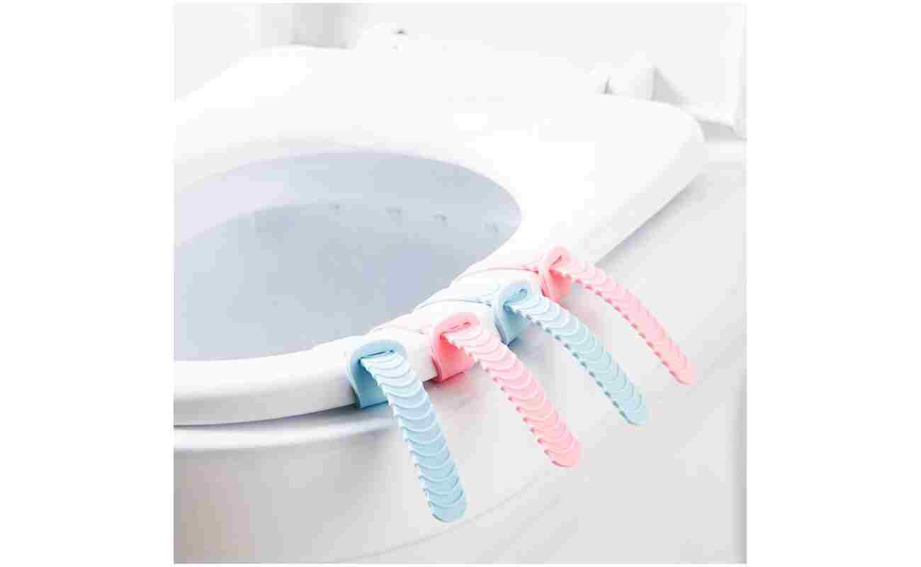 4 PCS Toilet Seat Lifter , Toilet Lid Lifter Toilet Seat Handle Lifter , Bathroom Toilet Accessories for Office, Hotel, Home，Make Your Life More Hygienic